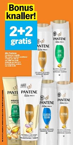 Promoties Repair + protect conditioner - Pantene - Geldig van 29/04/2024 tot 05/05/2024 bij Albert Heijn