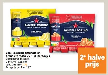 Promotions San pellegrino limonata en aranciata rossa - San Pellegrino - Valide de 29/04/2024 à 05/05/2024 chez Albert Heijn