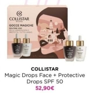 Promoties Collistar magic drops face + protective drops spf 50 - Collistar - Geldig van 29/04/2024 tot 05/05/2024 bij ICI PARIS XL