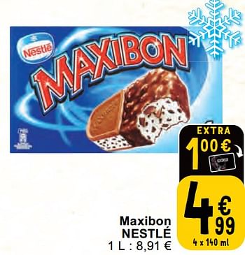 Promoties Maxibon nestlé - Nestlé - Geldig van 30/04/2024 tot 06/05/2024 bij Cora