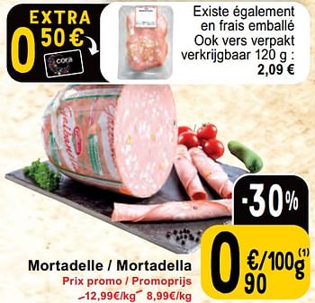 Promoties Mortadelle - mortadella - Huismerk - Cora - Geldig van 30/04/2024 tot 06/05/2024 bij Cora