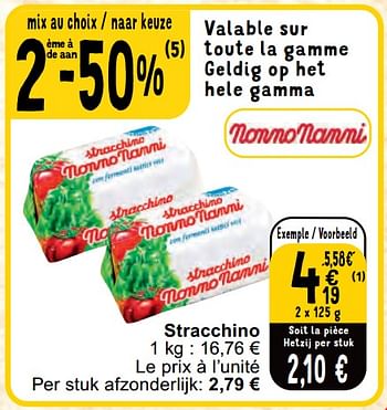 Promoties Stracchino - Nonno Nammi - Geldig van 30/04/2024 tot 06/05/2024 bij Cora