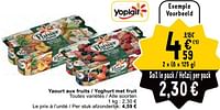Promotions Yaourt aux fruits - yoghurt met fruit - Yoplait - Valide de 30/04/2024 à 06/05/2024 chez Cora