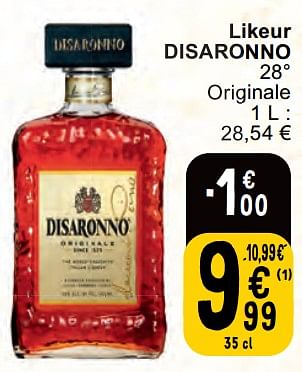 Promoties Likeur disaronno - Disaronno - Geldig van 30/04/2024 tot 06/05/2024 bij Cora