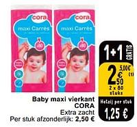 Baby maxi vierkant cora-Huismerk - Cora