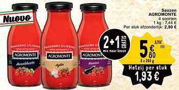 Promotions Sauzen agromonte - Agromonte - Valide de 30/04/2024 à 06/05/2024 chez Cora