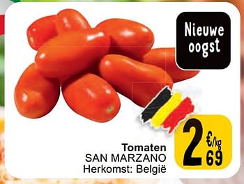 Promoties Tomaten san marzano - Huismerk - Cora - Geldig van 30/04/2024 tot 06/05/2024 bij Cora