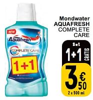 Promoties Mondwater aquafresh complete care - Aquafresh - Geldig van 30/04/2024 tot 06/05/2024 bij Cora