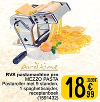 Rvs pastamachine pro mezzo pasta-And