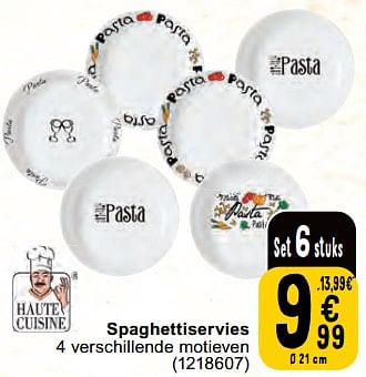 Promotions Spaghettiservies - Haute Cuisine - Valide de 30/04/2024 à 06/05/2024 chez Cora