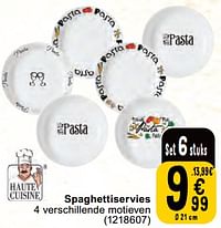 Spaghettiservies-Haute Cuisine
