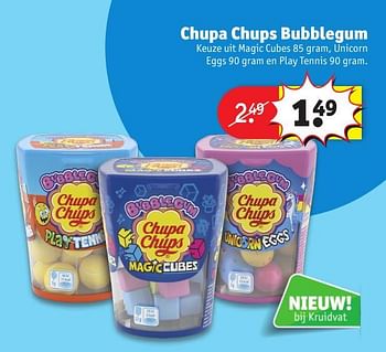 Promoties Chupa chups bubblegum - Chupa Chups - Geldig van 30/04/2024 tot 12/05/2024 bij Kruidvat
