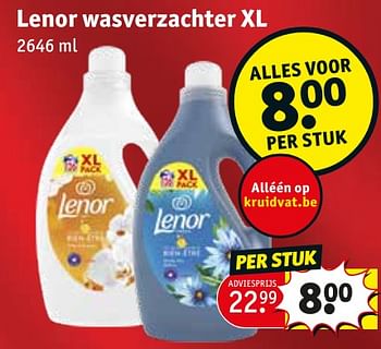 Promotions Lenor wasverzachter xl - Lenor - Valide de 30/04/2024 à 12/05/2024 chez Kruidvat