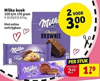 Promoties Milka koek - Milka - Geldig van 30/04/2024 tot 12/05/2024 bij Kruidvat