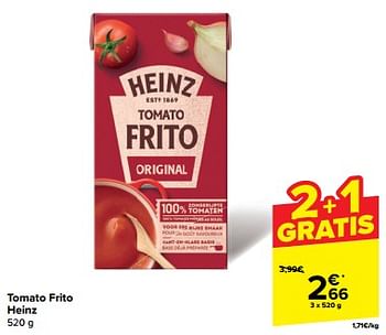 Promoties Tomato frito heinz - Heinz - Geldig van 30/04/2024 tot 07/05/2024 bij Carrefour