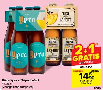 Promoties Bière ypra - Ypra - Geldig van 30/04/2024 tot 07/05/2024 bij Carrefour