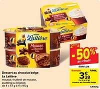 Promotions Mousse au chocolat belge - Nestlé - Valide de 30/04/2024 à 07/05/2024 chez Carrefour