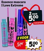 Promoties Essence mascara i love extreme - Essence - Geldig van 30/04/2024 tot 12/05/2024 bij Kruidvat