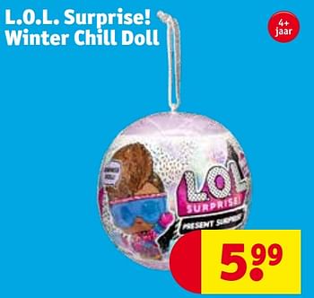 Promotions L.o.l. surprise! winter chill doll - LOL Surprise - Valide de 30/04/2024 à 12/05/2024 chez Kruidvat