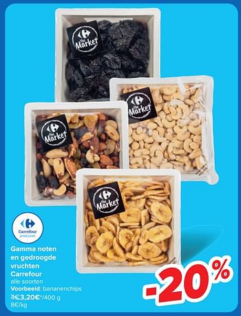 Promoties Bananenchips - Huismerk - Carrefour  - Geldig van 30/04/2024 tot 13/05/2024 bij Carrefour