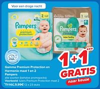 Promoties Luiers premium protection maat 2 - Pampers - Geldig van 30/04/2024 tot 13/05/2024 bij Carrefour