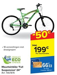 Mountainbike full suspension 24``-Huismerk - Carrefour 