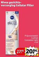 Promoties Cushion concealer light - Nivea - Geldig van 30/04/2024 tot 12/05/2024 bij Kruidvat