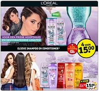 Promoties Elseve shampoo hydra hyaluronic - L'Oreal Paris - Geldig van 30/04/2024 tot 12/05/2024 bij Kruidvat