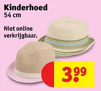 Promoties Kinderhoed - Huismerk - Kruidvat - Geldig van 30/04/2024 tot 12/05/2024 bij Kruidvat