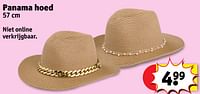 Promoties Panama hoed - Huismerk - Kruidvat - Geldig van 30/04/2024 tot 12/05/2024 bij Kruidvat