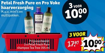 Promotions Petal fresh pure en pro voke haarverzorging - Petal Fresh - Valide de 30/04/2024 à 12/05/2024 chez Kruidvat