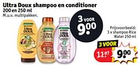 Promoties Ultra doux shampoo rice water - Garnier - Geldig van 30/04/2024 tot 12/05/2024 bij Kruidvat