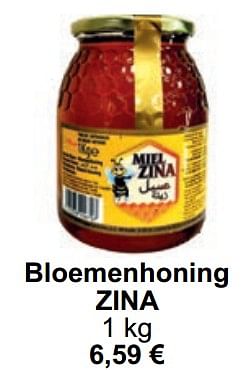 Promoties Bloemenhoning zina - Zina - Geldig van 01/05/2024 tot 31/05/2024 bij Cora
