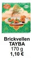 Promoties Brickvellen tayba - Tayba - Geldig van 01/05/2024 tot 31/05/2024 bij Cora