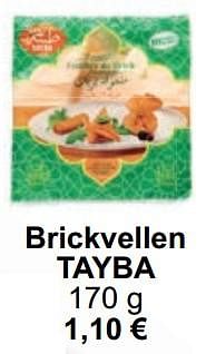 Brickvellen tayba-Tayba
