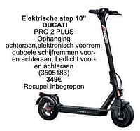 Elektrische step 10`` ducati pro 2 plus-Ducati