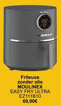 Friteuse zonder olie moulinex easy fry ultra ez111b10-Moulinex