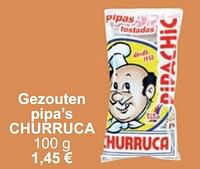 Promoties Gezouten pipa`s churruca - Churruca - Geldig van 01/05/2024 tot 31/05/2024 bij Cora
