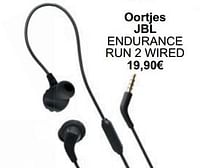 Promoties Oortjes jbl endurance run 2 wired - JBL - Geldig van 01/05/2024 tot 31/05/2024 bij Cora