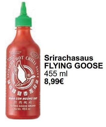 Promoties Srirachasaus flying goose - Flying goose - Geldig van 01/05/2024 tot 31/05/2024 bij Cora