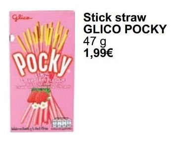 Promoties Stick straw glico pocky - GLICO - Geldig van 01/05/2024 tot 31/05/2024 bij Cora