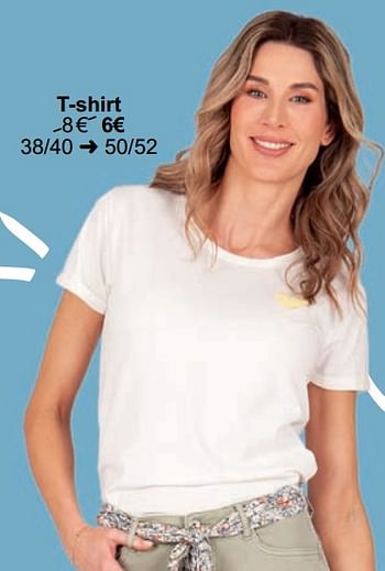 Promotions T shirt - Produit maison - Cora - Valide de 01/05/2024 à 31/05/2024 chez Cora