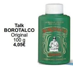 Talk borotalco original