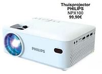 Promoties Thuisprojector philips npx100 - Philips - Geldig van 01/05/2024 tot 31/05/2024 bij Cora