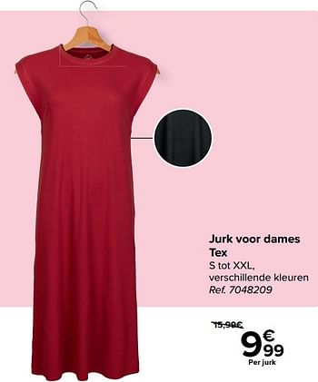 Promotions Jurk voor dames tex - Tex - Valide de 30/04/2024 à 13/05/2024 chez Carrefour