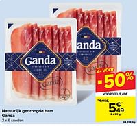 Promoties Natuurlijk gedroogde ham ganda - Ganda - Geldig van 30/04/2024 tot 13/05/2024 bij Carrefour