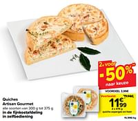 Promoties Quiche asperges en ham - L`Artisan Gourmet - Geldig van 30/04/2024 tot 13/05/2024 bij Carrefour