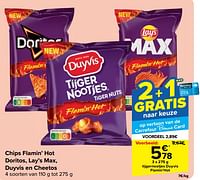 Promoties Tijgernootjes duyvis flamin’hot - Duyvis - Geldig van 30/04/2024 tot 13/05/2024 bij Carrefour