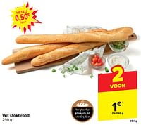 Promoties Wit stokbrood - Huismerk - Carrefour  - Geldig van 30/04/2024 tot 13/05/2024 bij Carrefour
