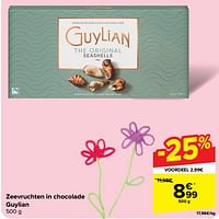 Promoties Zeevruchten in chocolade guylian - Guylian - Geldig van 30/04/2024 tot 13/05/2024 bij Carrefour